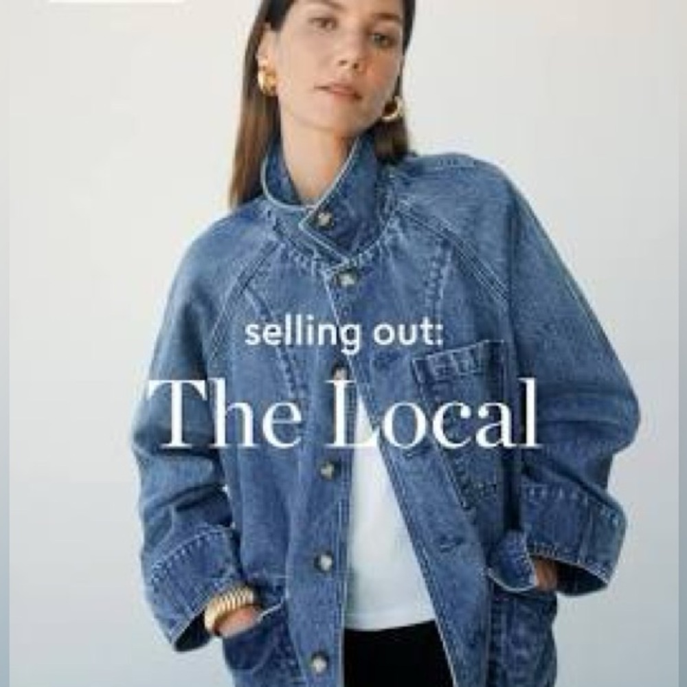 ISO: AYR "the local" denim jacket - size small
